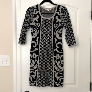 Pink Rose sweater dress